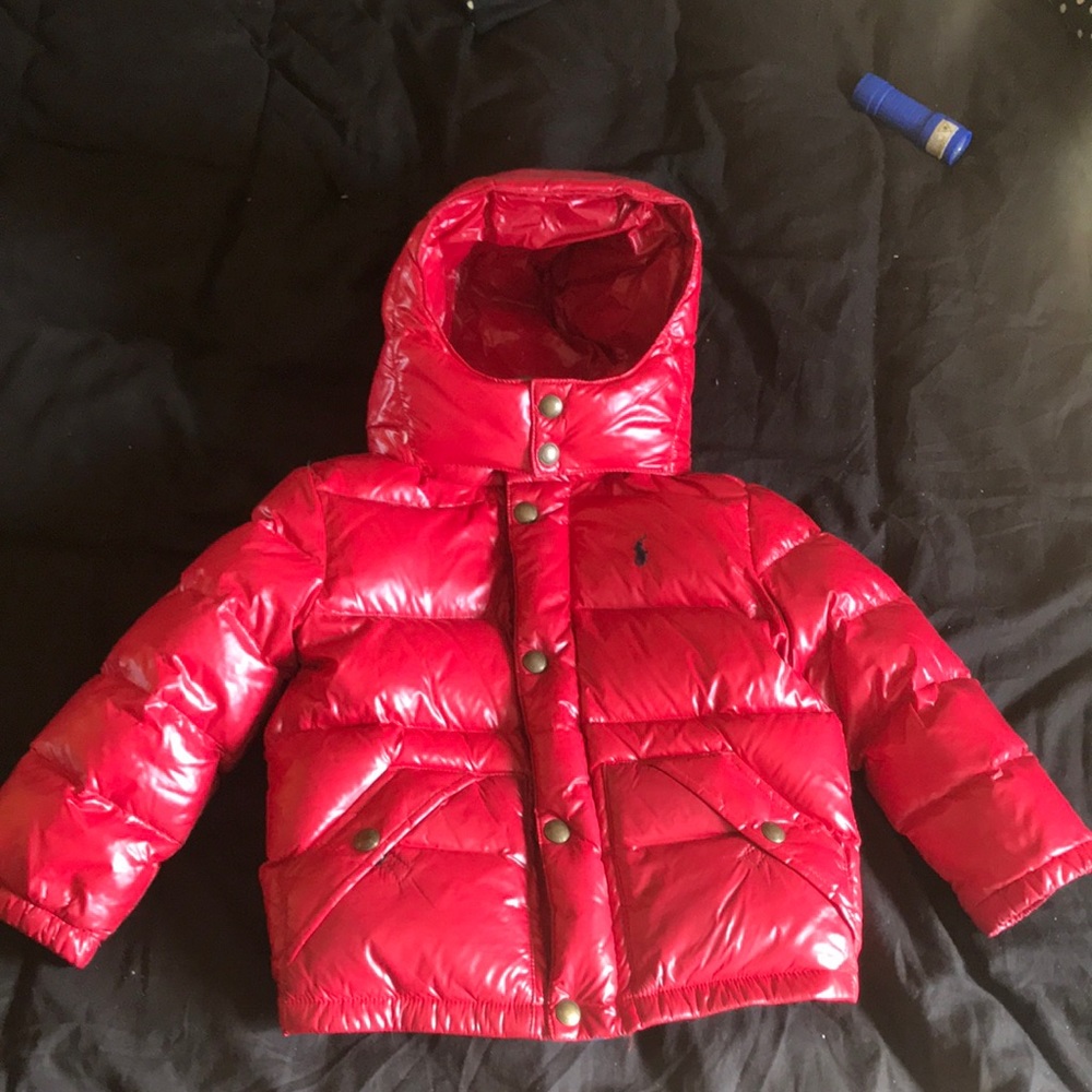 Ralph Lauren Polo Coat red